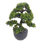 Drzewko Bonsai sztuczne 31 cm liściaste Wykonane z tworzywa sztucznego, dekoracyjne liściaste drzewo w doniczce