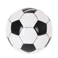 Skarbonka w kształcie piłki nożnej Pojemnik na pieniądze wykonany z dolomitu o średnicy 11,5 cm
