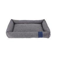 Prostokątne legowisko dla psa - szare Prostokątna, miękka poduszka w formie legowiska dla psa lub kota o wymiarach: 55 x 41 x 10 cm