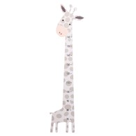 Dekoracja ścienna żyrafa w formie miarki Miarka wzrostu dla dzieci, dekoracja do pokoju dziecięcego wkonanana z mdf, żyrafa o wymiarach 138x35 cm