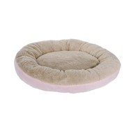Miękkie legowisko dla zwierzaka - róż Okrągła poduszka w formie legowiska dla psa lub kota o średnicy 55 cm