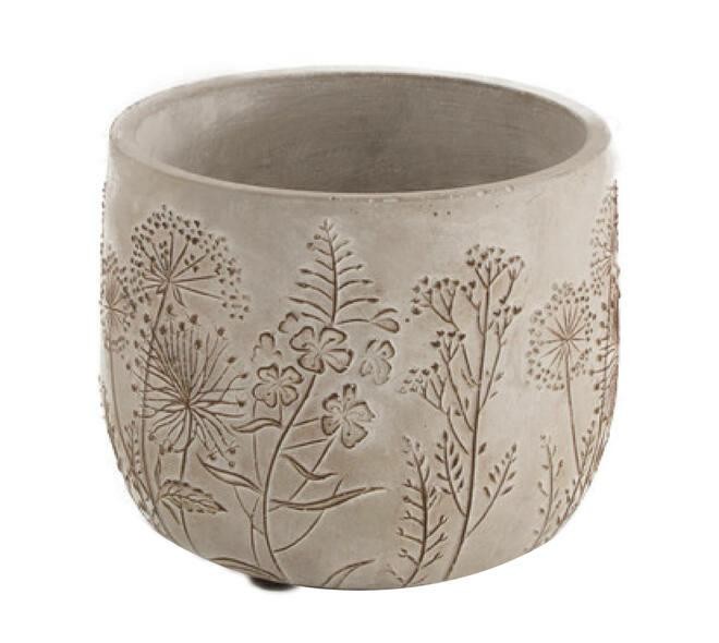 Doniczka cementowa w kwiaty 14 cm