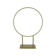 Stojak florystyczny metalowy 28 cm złoty