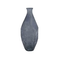 Szklany wazon dekoracyjny 31 cm ciemnoszary