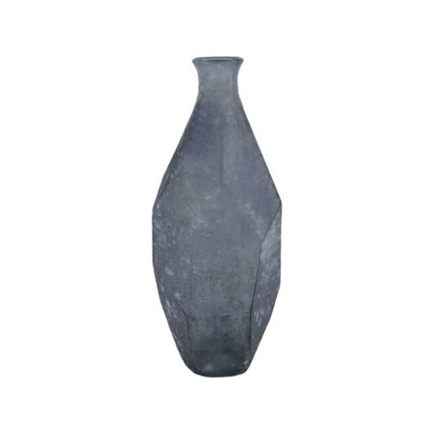 Szklany wazon dekoracyjny 31 cm ciemnoszary