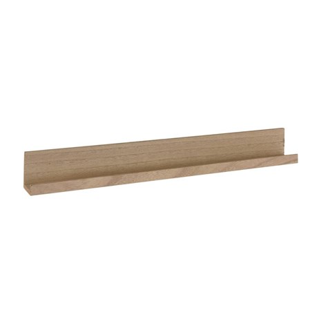 Półka ścienna natural mdf 58 cm