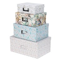 Zestaw pudełek ozdobnych 4 sztuki