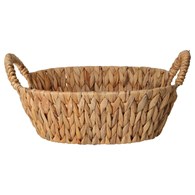 Kosz z uchwytami owalny 30x25 cm