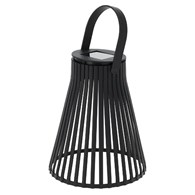 Latarnia solarna LED czarna