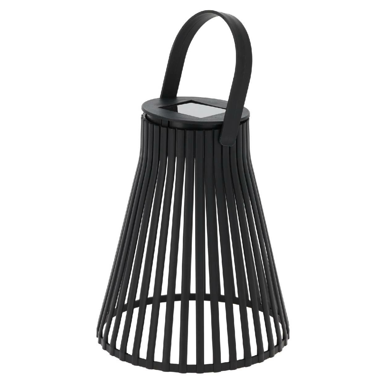 Latarnia solarna LED czarna