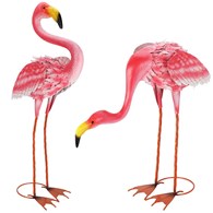 Zestaw różowych flamingów do ogrodu