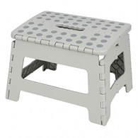 Stołek składany szary 29×22×22 cm