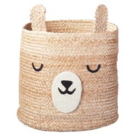 Kosz dla dzieci z motywem zwierzęcym 28x28x25 cm
