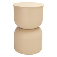 Stolik boczny piaskowy o nowoczesnym kształcie