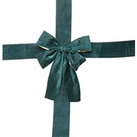 Kokarda na drzwi zielona 42 cm