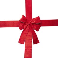 Kokarda na drzwi czerwona 42 cm