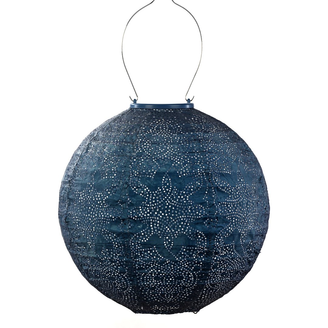 Lampion solarny Round 30 Petrol