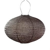 Lampion solarny Oval 40 Taupe