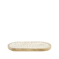 Taca dekoracyjna z drewna mango 38 cm