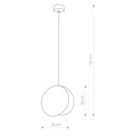 Lampa wisząca WHEEL czarny
