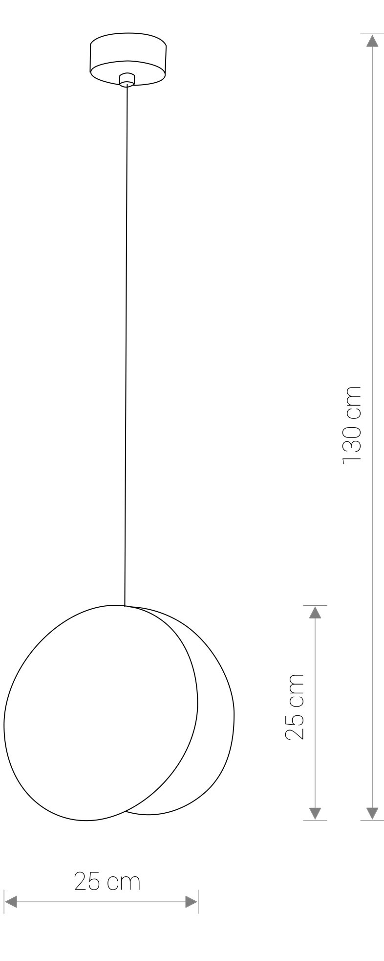 Lampa wisząca WHEEL czarny