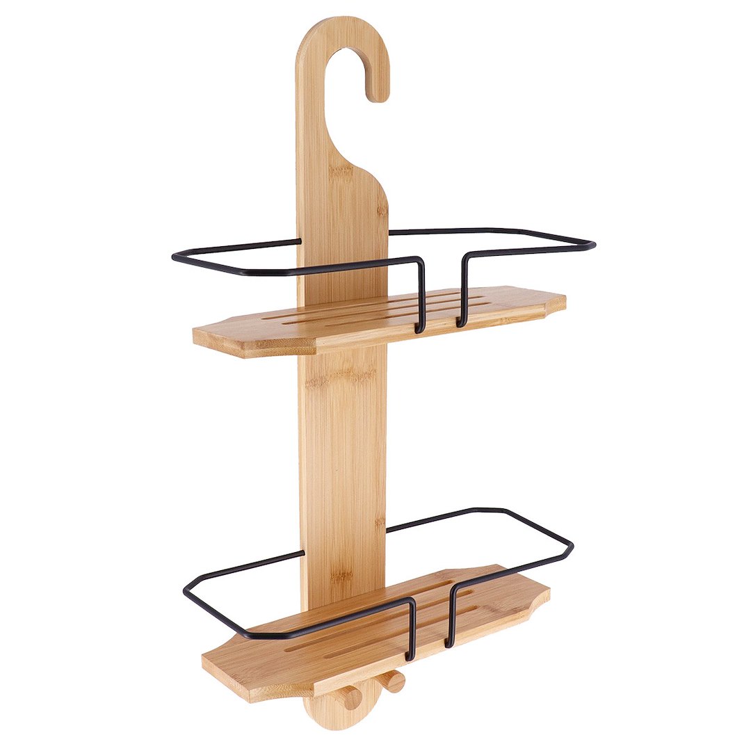 Półka wisząca łazienkowa Dani z bambusa