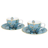 Zestaw 2 filiżanek espresso 90 ml Van Gogh Almond Blossom