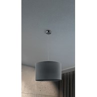 Lampa wisząca HOTEL szara 1xE27