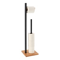 Stojak na papier toaletowy Black bamboo