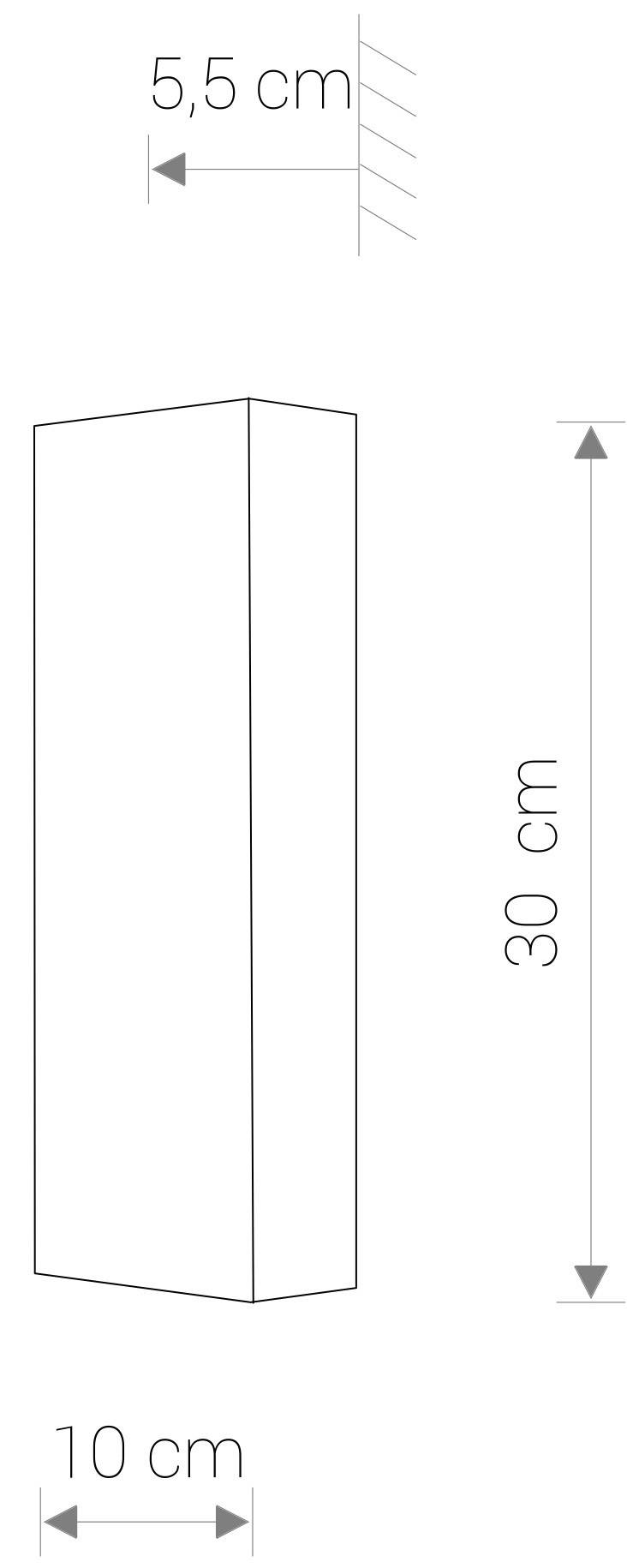 Kinkiet nowoczesny MALMO Biały 2xGU10