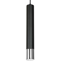 Lampa Wisząca NEST Czarny Srebrny 3xGU10 Listwa