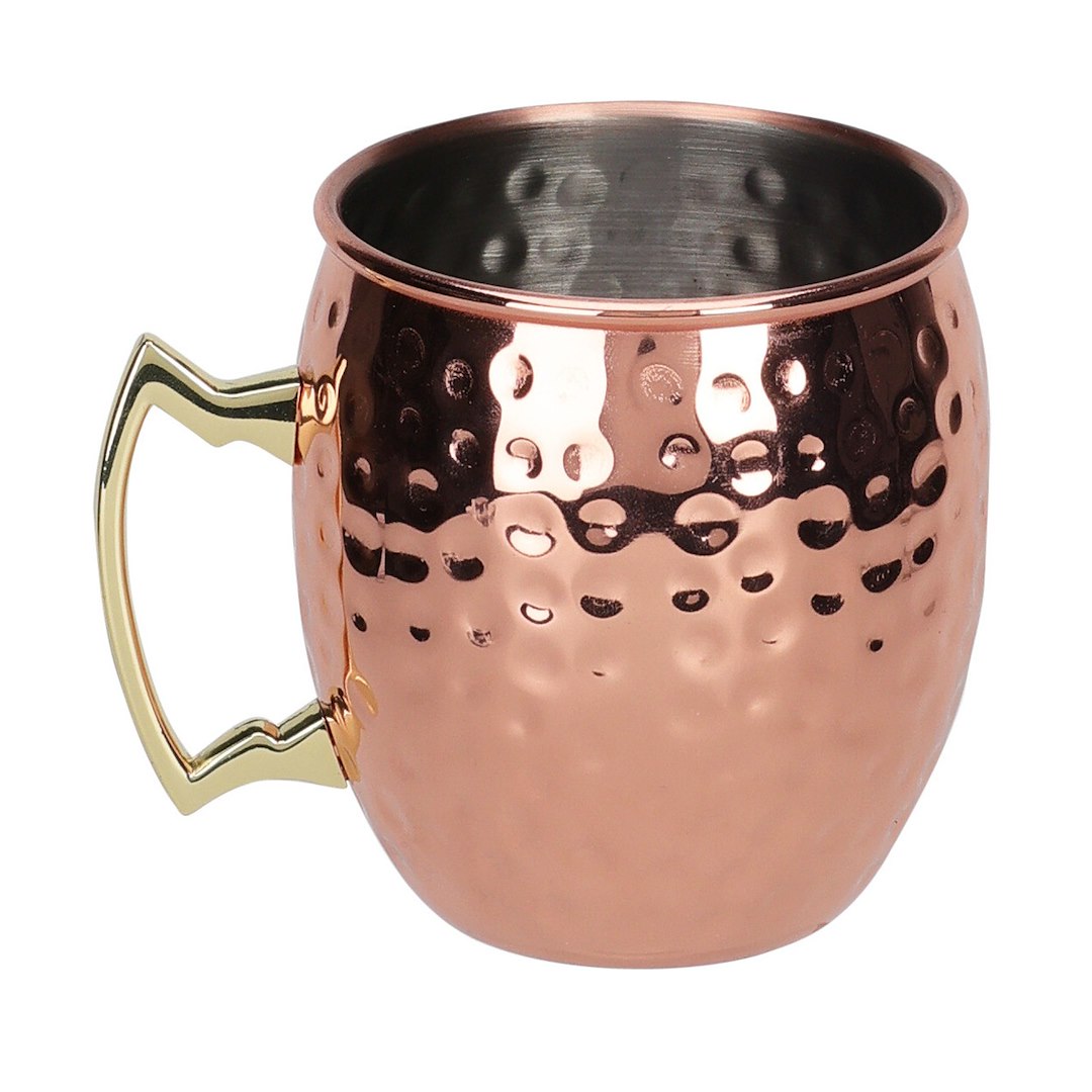 Stalowy kubek w kolorze miedzianym 500ml