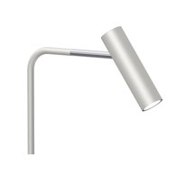 Lampa Podłogowa AXION Szary Srebrny 1xGU10 159cm