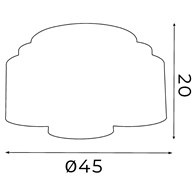 Lampa Sufitowa FRODI Czarny Złoty Abażur 3xE27