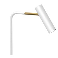Lampa Podłogowa AXION Biały Złoty 1xGU10 159cm