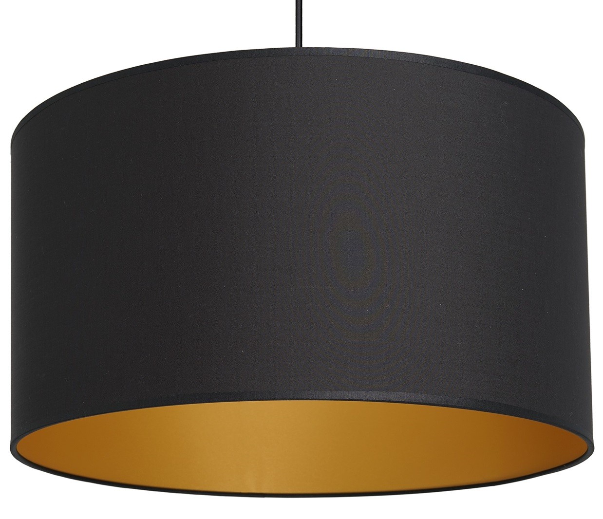 Lampa Wisząca ARDEN Czarny Złoty Abażur 1xE27 40cm