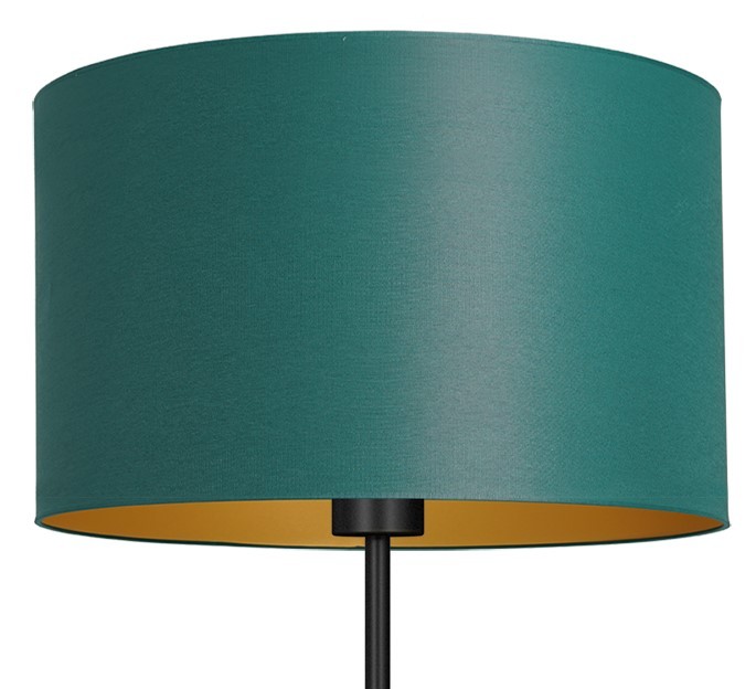 Lampa Podłogowa ARDEN Zielony Złoty Abażur 1xE27 150cm