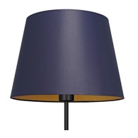 Lampa Podłogowa ARDEN Niebieski Złoty Abażur 1xE27 154cm