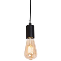 Lampa Wisząca SPINDEL Czarny 1xE27