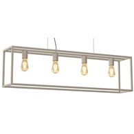 Lampa Wisząca FRAME Beżowy 4xE27