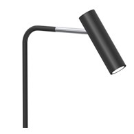 Lampa Podłogowa AXION Czarny Srebrny 1xGU10 159cm