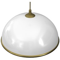 Lampa Wisząca KUCHNIA Złoty Klosz z Tworzywa 1xE27 41cm