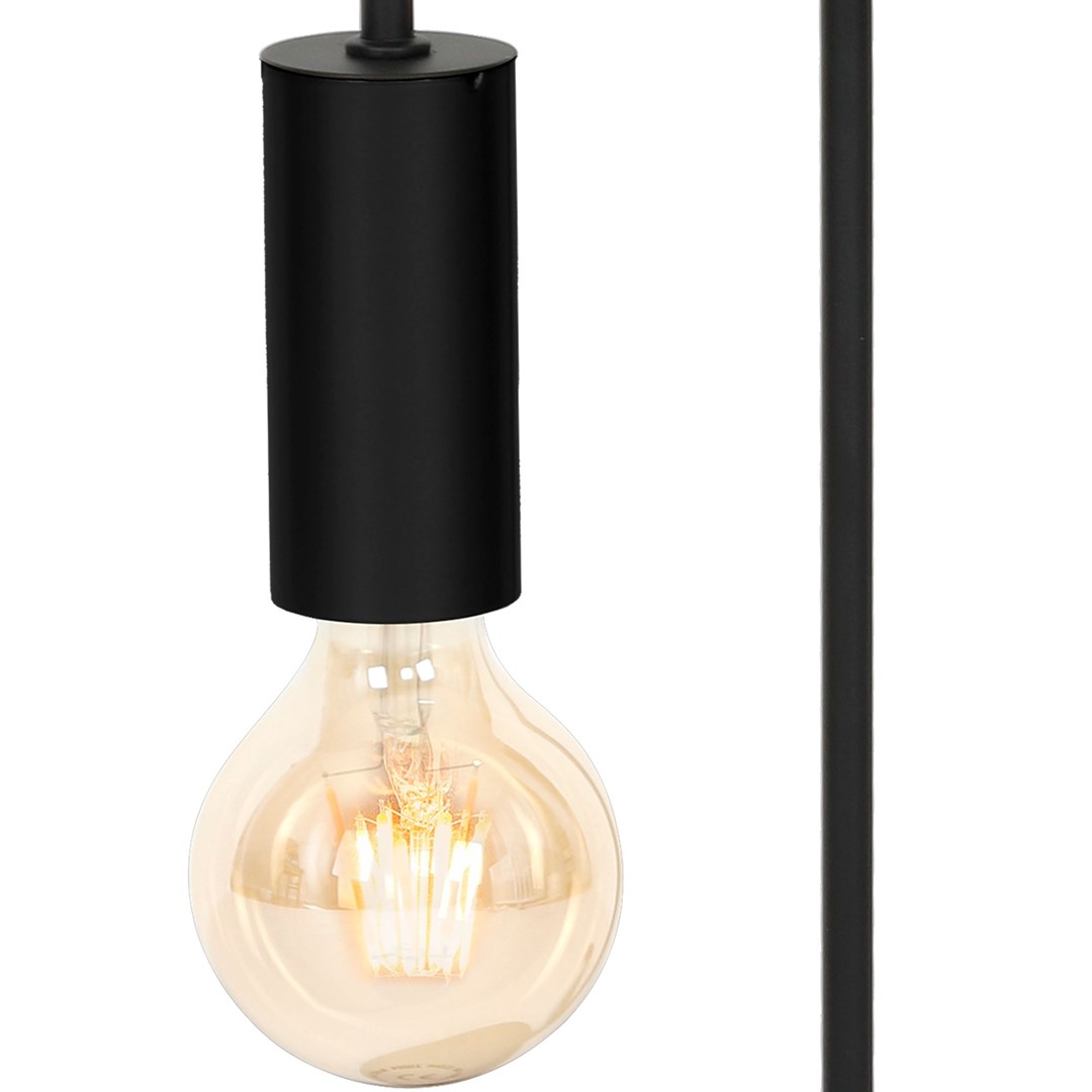 Lampka Stołowa LOPPE Czarny 1xE27 39cm