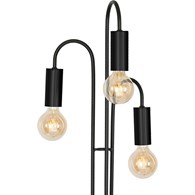 Lampa Podłogowa LOPPE Czarny 3xE27 163cm