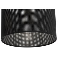 Lampa Sufitowa LOFT SHADE Czarny Klosz z Tworzywa 2xE27