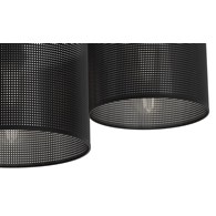 Lampa Sufitowa LOFT SHADE Czarny Klosz z Tworzywa 3xE27 P