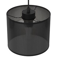 Lampa Wisząca LOFT SHADE Czarny Klosz z Tworzywa 3xE27 Plafon