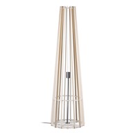 Lampa stojąca podłogowa 130 cm PLYWOOD Wykonana z drewnianej sklejki oraz metalu, elegancka i stylowa lampa podłogowa w stylu BOHO lub RUSTYKALNYM