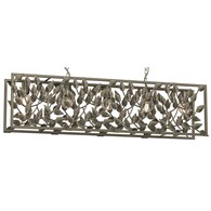 Lampa Wisząca ARION Złoty Szary Metalowy Klosz 5xE27