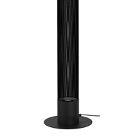 Lampa Podłogowa z kwietnikiem FLORES TUBE Czarny 1xGU10 113cm